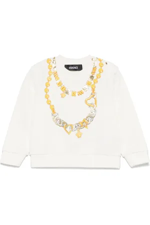 VERSACE Sweatshirt med halskæde-logo