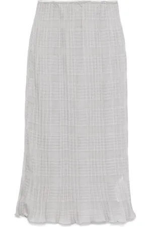 REMAIN Plisseret chiffon-nederdel
