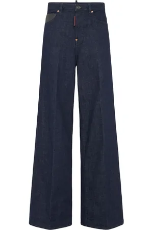 Dsquared2 Jeans med brede ben og logomærke