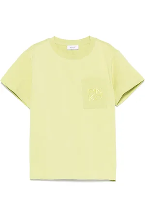 Pinko T-shirt med logobroderi