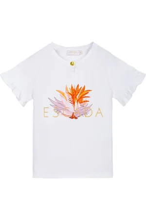 Escada T-shirt med logotryk