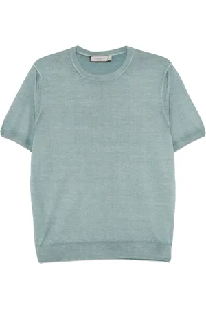 CANALI Finstrikket T-shirt