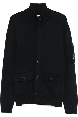 C.P. Company Cardigan med linsedetalje