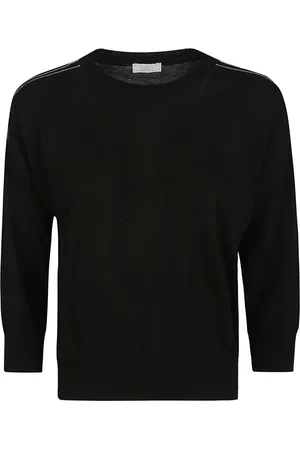 PESERICO SIGN Sweater med satin-detaljer