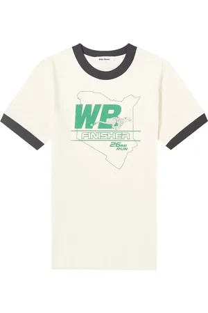 WALES BONNER Pace Ringer Baby Beige T-shirt