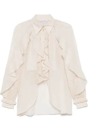 Alberta Ferretti Flæsebluse