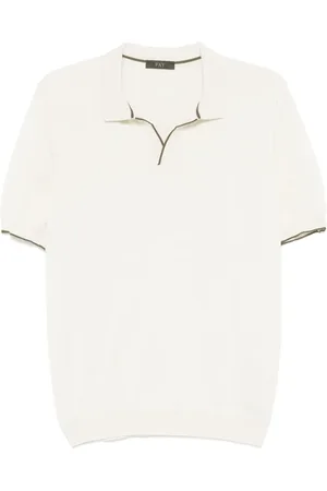 FAY T-shirt med polokrave