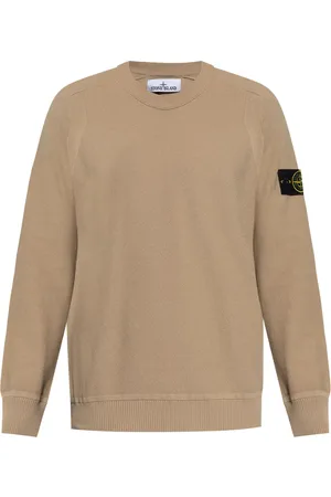 Stone Island Sweater med logomærke