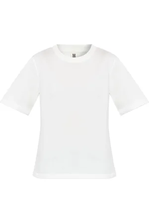 By Malene Birger T-shirt med logobroderi