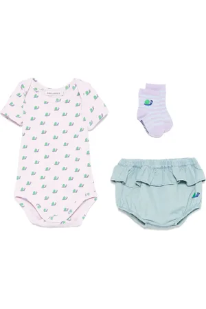 Bobo Choses Funny Snail bodysuit-sæt (sæt med tre)