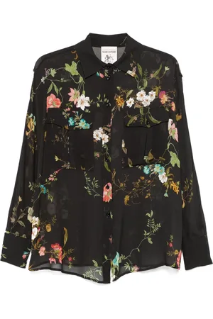 SEMICOUTURE Blomstret skjorte