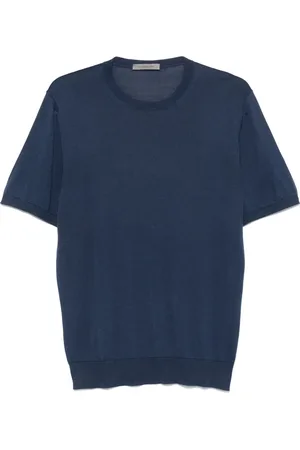 corneliani Finstrikket T-shirt