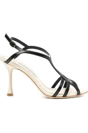 Manolo Blahnik 100 mm sandaler med remme