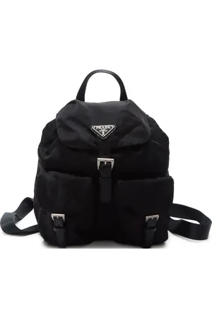 Prada Rygsæk med trekantet logo fra 2000-2010