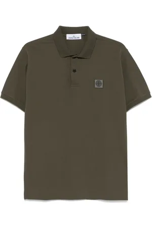 Stone Island Polo med logomærke
