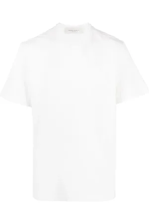 Golden Goose Kortærmet T-shirt med broderet logo