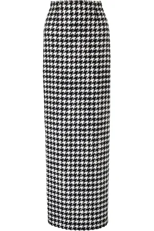 Carolina Herrera Nederdel med houndstooth-mønster