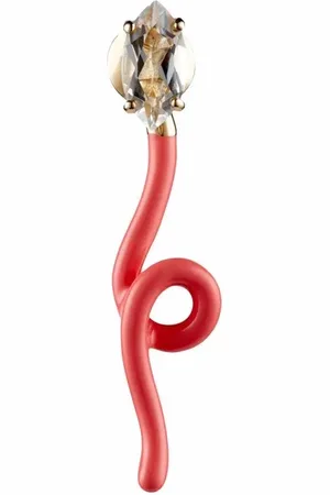 BEA BONGIASCA Long Groovy ørering i 9 karat guld