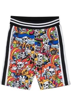 Philipp Plein Shorts med grafisk tryk