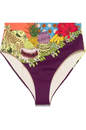 ALÉMAIS Bikiniunderdel med tigertryk