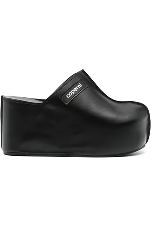 COPERNI 85 mm mules med gummilogo