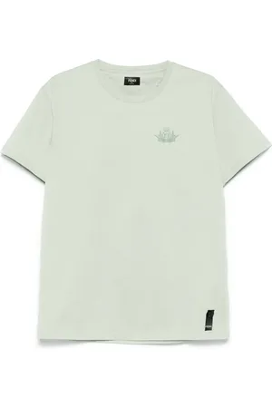 Fendi T-shirt med logobroderi