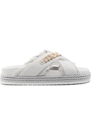 Mou Sandaler med logo-bogstav