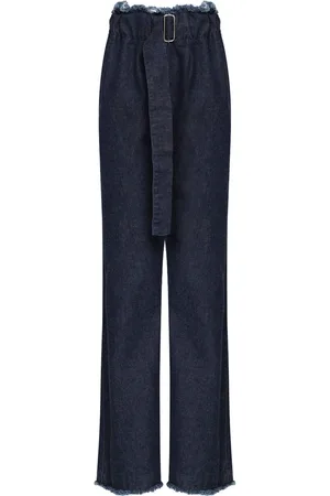Uma Raquel Davidowicz Jeans med frynser og spænde