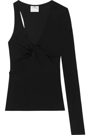 Courrèges Asymmetrisk top med snoet detalje