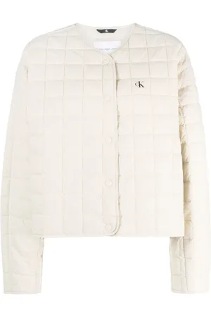 Calvin Klein Dynejakke med V-hals