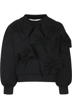 Simonetta Sweatshirt med sløjfe-udsmykning