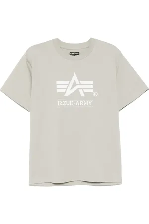Izzue T-shirt med logotryk