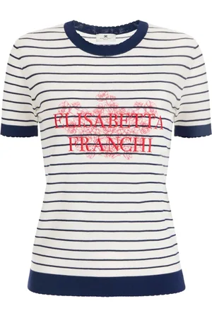 Elisabetta Franchi T-shirt med logo