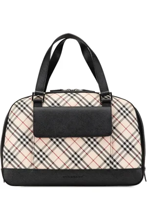 Burberry Håndtaske i Nova-ternet kanvas fra 2000-2017
