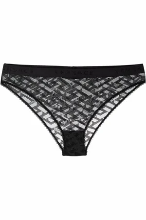 VERSACE Gennemsigtige La Greca trusser