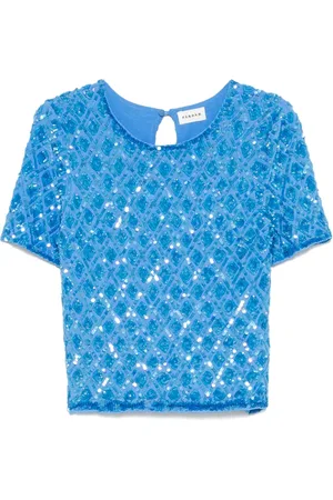 P.A.R.O.S.H. T-shirt med pailletter