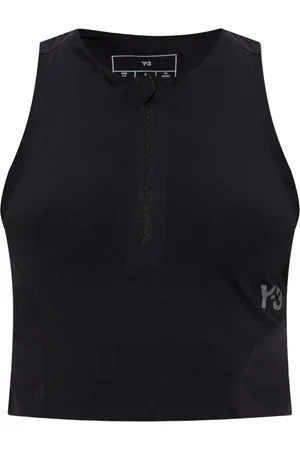 Y-3 Cropped performance tanktop