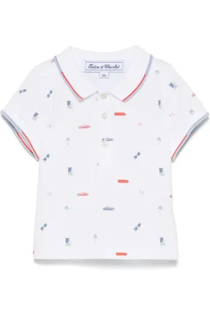 Tartine Et Chocolat Polo med illustration-city-adventure-motiv