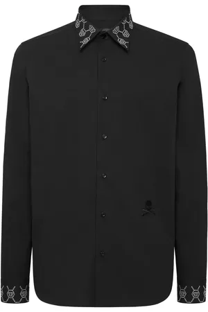 Philipp Plein Skjorte med monogramudsmykning