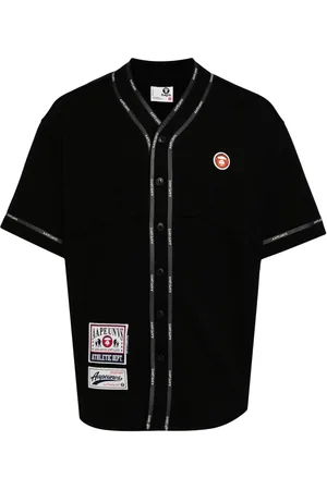 A Bathing Ape Skjorte med logokant