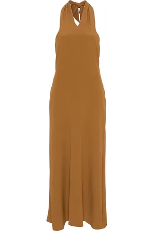 FEDERICA TOSI Kort crepe de chine-kjole