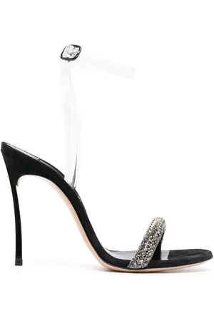 Casadei 110mm Stratosphere sandaler med krystaludsmykning