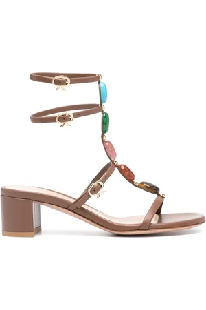 Gianvito Rossi Shanti 55mm sandaler i læder