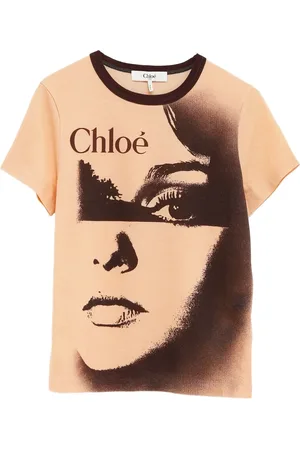 Chloé T-shirt med grafisk tryk