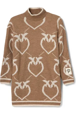 Pinko Intarsia-strikket kjole