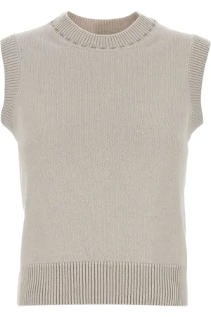 Fendi Ribstrikket vest