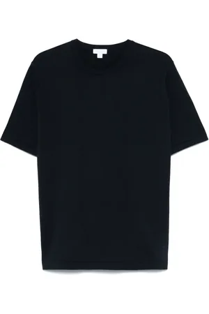 Sunspel Strikket T-shirt i bomuld