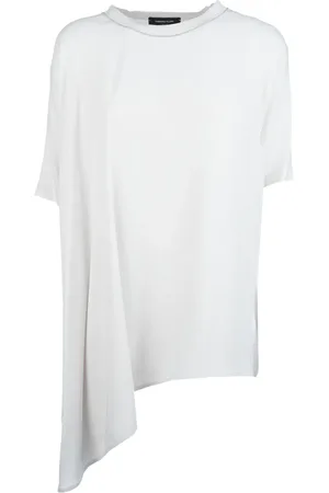 Fabiana Filippi T-shirt med asymmetrisk kant