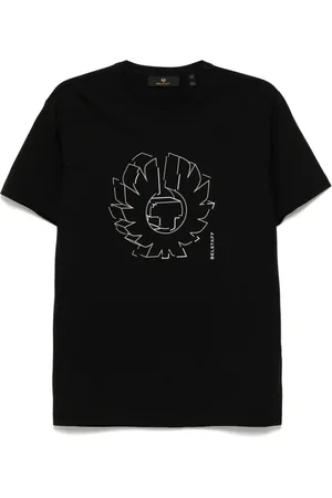 Belstaff Dekonstrueret Phoenix-T-shirt med grafisk tryk