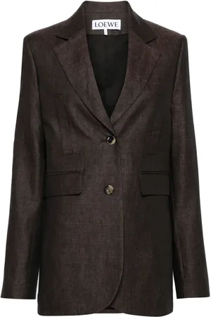 Loewe Enkeltradet blazer i hør